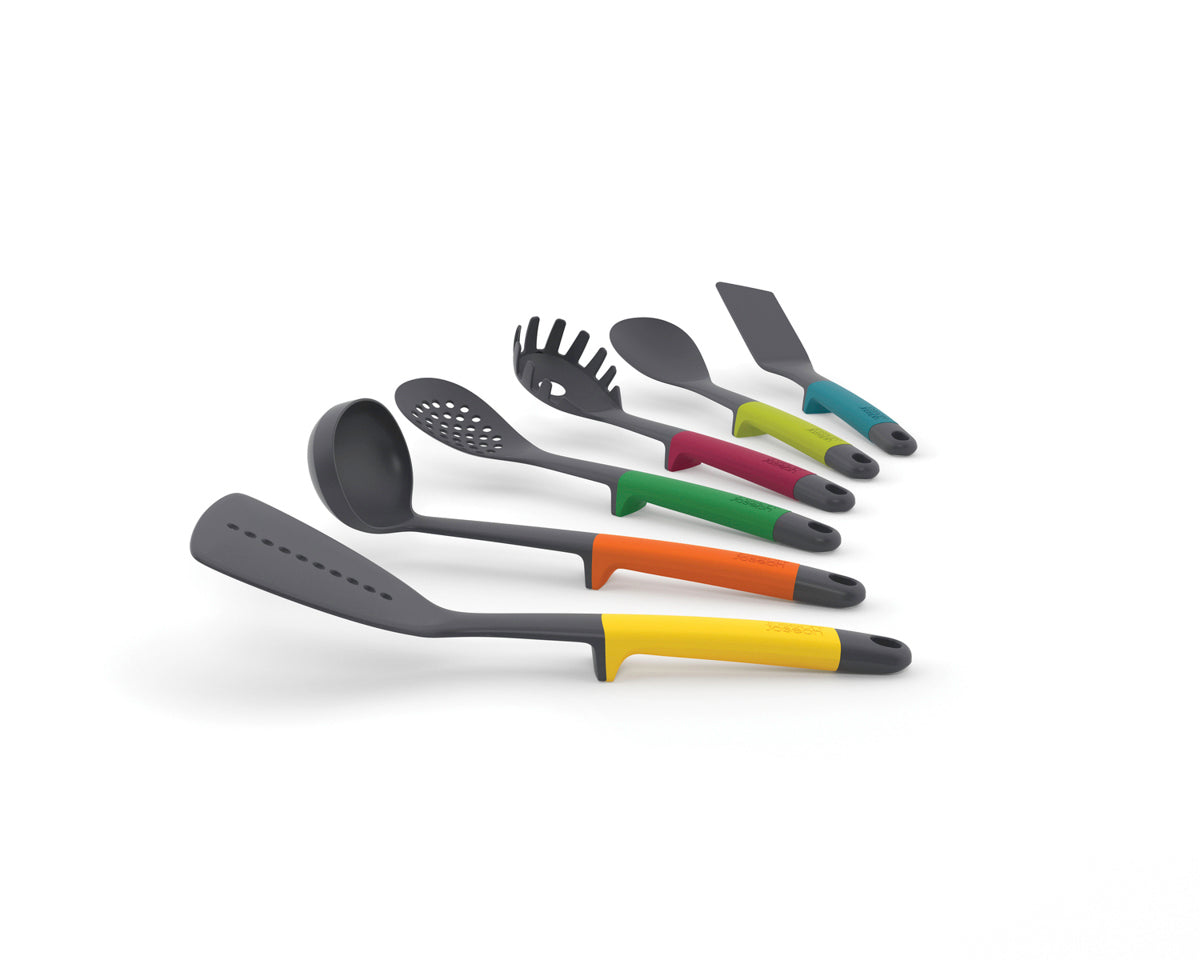 Compra Joseph Joseph Elevate - Set de 6 utensilios de cocina con soporte  giratorio, nylon, resistente a altas temperaturas - Multicolor en